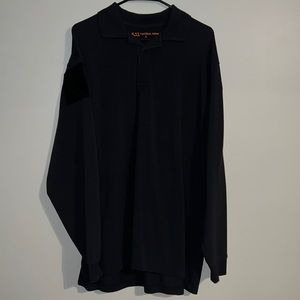 5.11 Tactical long sleeve polo shirt black